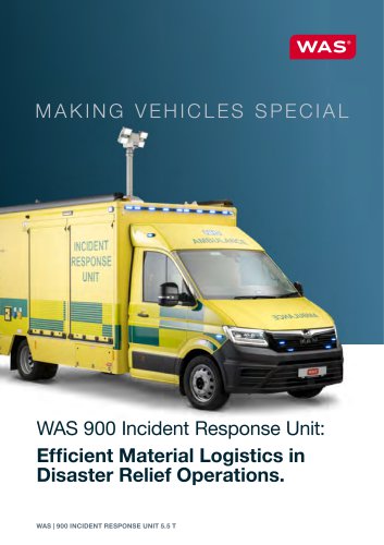 WAS 900 Incident Response Unit
