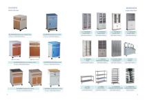 Infant Bed, Paediatric bed, over bed table and bedside cabinet-2