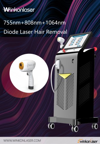 Winkonlaser AresLite® DL1000A 2 Handles laser hair removal Machine