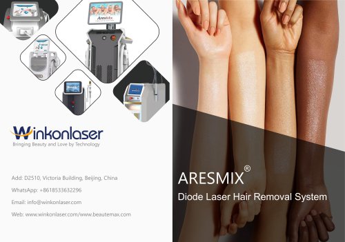 Winkonlaser AresMix® DL1500 2 Handles laser hair removal Machine