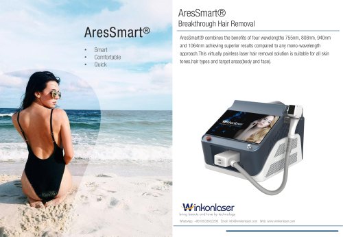 Winkonlaser Aressmart® DL500 laser hair removal Machine