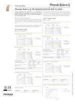 Datasheet Phonak Bolero Q-SP - 1