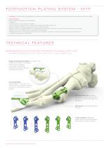 FOOTMOTION PLATING SYSTEM - MTP FIRST METATARSO-PHALANGEAL ARTHRODESIS PLATE - 2