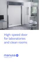 High-speed door for laboratories and clean rooms-1