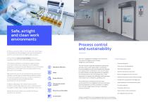 High-speed door for laboratories and clean rooms-2
