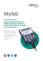 Myleo Secure personal smart card  reader with Secure PIN entry  for electronic identity schemes-1