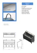Double Hand Wash Scrub Unit MEY 1020-2