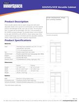 3242VCL-VCR Versatile Cabinet Spec Sheet - 1