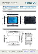 8" Rugged Tablet | TRT-4380-08-2