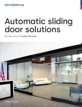 Automatic sliding door solutions