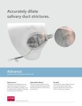 Accurately dilate salivary duct strictures. - 1