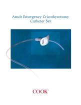 Arndt Emergency Cricothyrotomy Catheter Set - 1