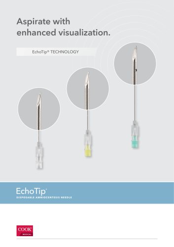 EchoTip® TECHNOLOGY