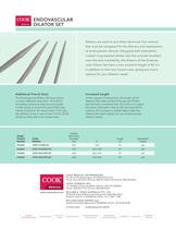 ENDOVASCULAR DILATOR SET - 2