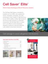 Cell Saver® Elite® brochure - 2