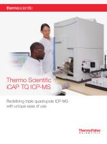 iCAP TQ ICP-MS – Redefining Triple Quadrupole ICP-MS with Unique Ease of Use - 1