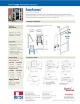 Easy Access Swing Door Systems - Horton Doors - Pdf Catalogs 