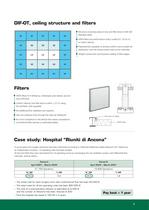 DIF-OT Ceiling Filter The optimized laminar airflow - 5