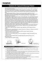 Cautions for Capsule Endoscopy Patient - 1