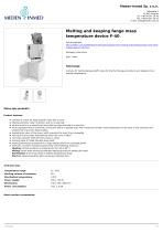 Melting and keeping fango mass temperature device F-40