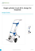 Single cylinder truck 40 lt. design for hospitals-1
