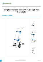 Single cylinder truck 40 lt. design for hospitals-1