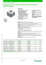 Pharmaseal-E top entry: full equipment with individual isolation damper - 1