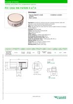 PVC CASE VHE FILTERS 5 m3/h - 1