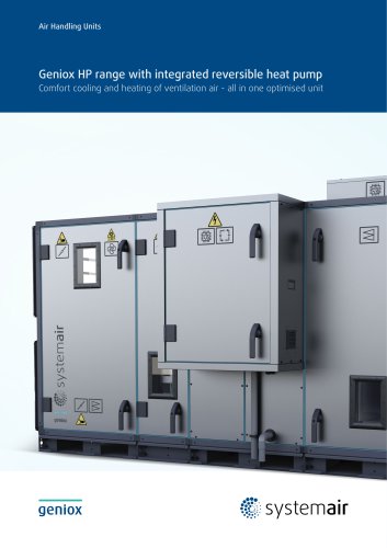 Geniox HP range with integrated reversible heat pump