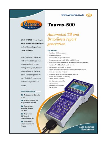 Taurus-500 Specification Details