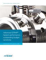 Brochure: 3200 QTRAP® LC/MS/MS System: Advanced QTRAP® System performance - outstanding budget sensitivity - 1