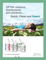 OPTIM cleaners, disinfectants and sterilants... - 1