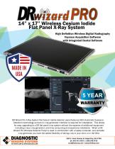 14” x 17” Wireless Cesium Iodide Flat Panel X-Ray System - 1