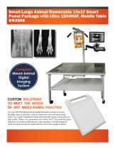 DR 3500 14x17 Mobile Table w/Xray Unit - 1