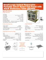 DR 3500 14x17 Stationary Table - 4