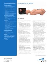 CAE Vimedix ultrasound simulator - tech sheet OB-GYN-2