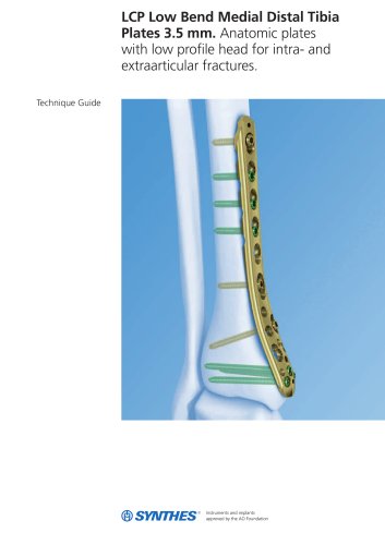 Distal Medial Tibia Locking Plate, Size: 4.5mm /3.5mm