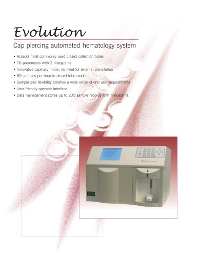 Evolution brochure