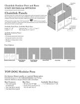 Chainlink Outdoor Pens and Runs UNIT DETAILS & OPTIONS-1