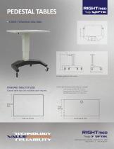 PEDESTAL TABLES U BASE | Wheelchair Atlas Table - 1