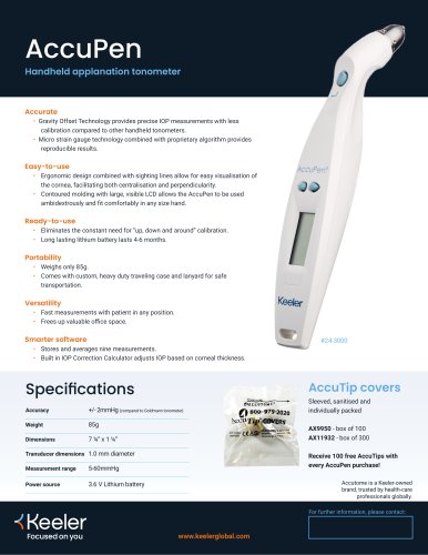 AccuPen flyer
