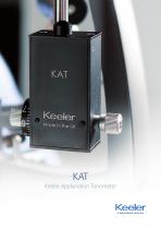 Keeler Applanation Tonometers (KAT) Brochure - REV A - 1