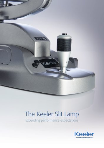 Keeler Slit Lamp (KSL) Brochure - REV E