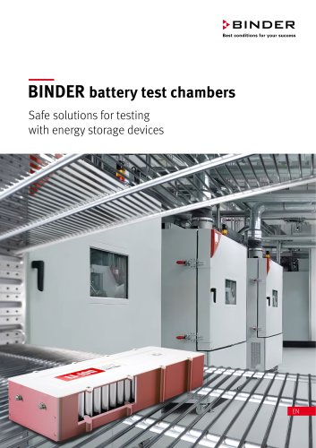 BINDER Battery Testing Chambers