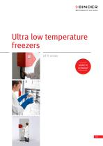 Ultra low temperature freezers