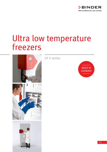 Ultra low temperature freezers