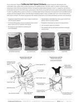 Orthomerica Products, Inc. tel: 800-446-6770 fax: 800-638-9259 CustServ@orthomerica.com | Spinal P age 1 | Ap ril 2014 The California Custom Fit Spinal Orthosis - 7