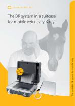 Leonardo DR 1417 The DR system in a suitcase for mobile veterinary X-ray