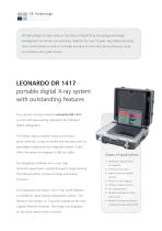 Leonarlo DR 1417 The DR system in a suitcase for mobile X-ray - 2