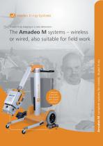 Mobile X-ray imaging in a new dimension: The Amadeo M systems - wireless or wired, also suitable for field work - 1